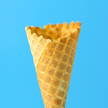 plain icecream cones